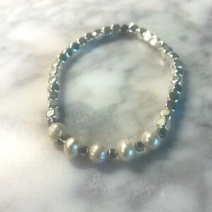 Fresh water pearl & hemitate